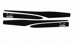 Protective Stickers swingarm carbon imitation for KTM EXC 2020-23 